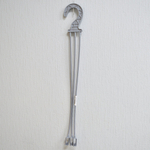 Подвес для кашпо, серый жемчуг