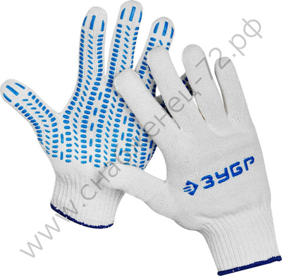 ЗУБР ПРОТЕКТОР, мягкое покрытия ″протектор″, ПВХ-гель, размер S-M, с увеличенной площадью покрытия ладони, перчатки, Профессионал (11452-S)