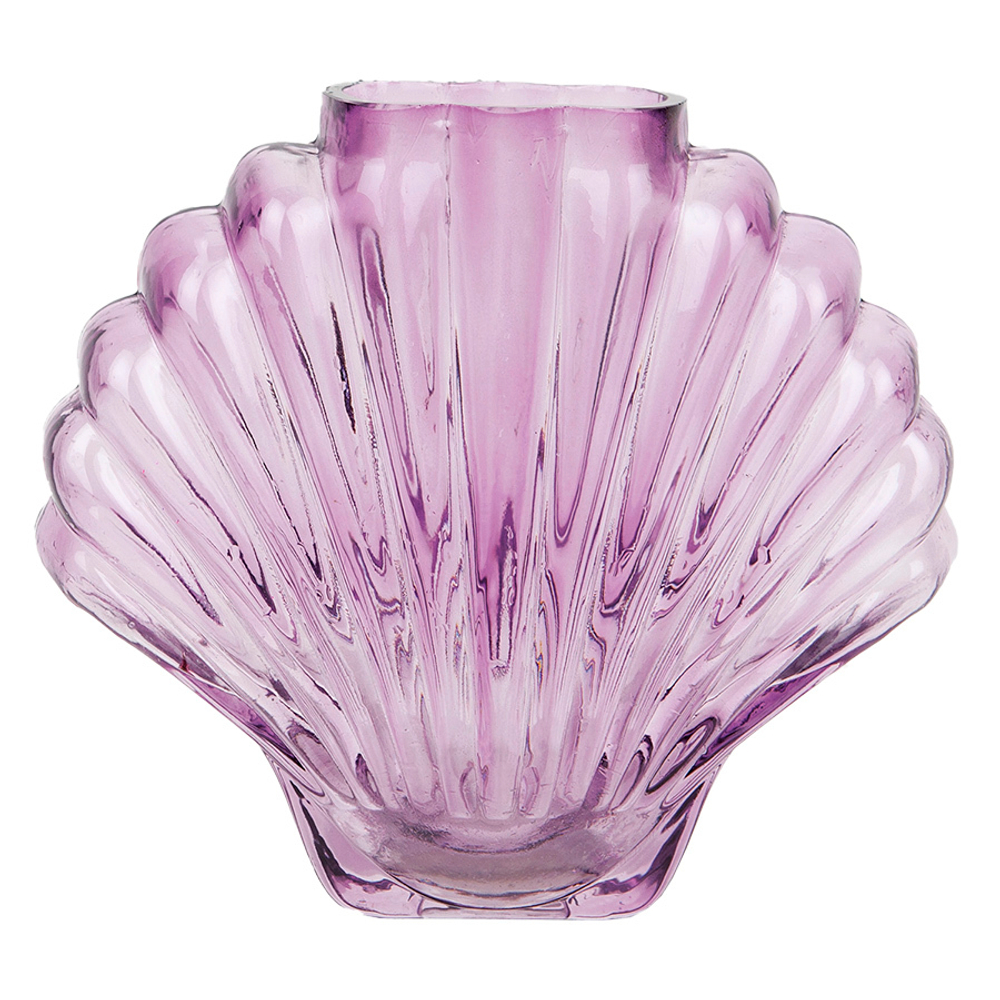 Ваза для цветов seashell, 18,5 см, лиловая