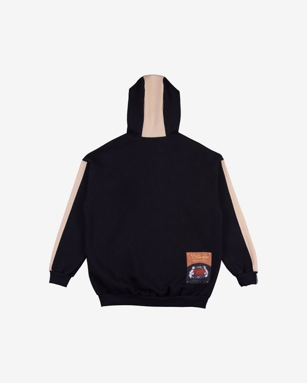 Худи Race Hood Черно-бежевое - фото 2