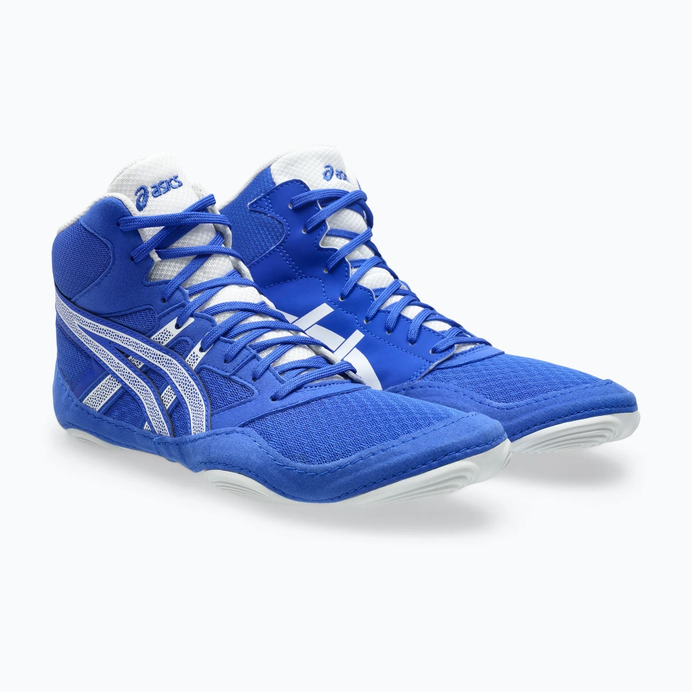 Борцовки ASICS Snapdown 4 neon blue/white