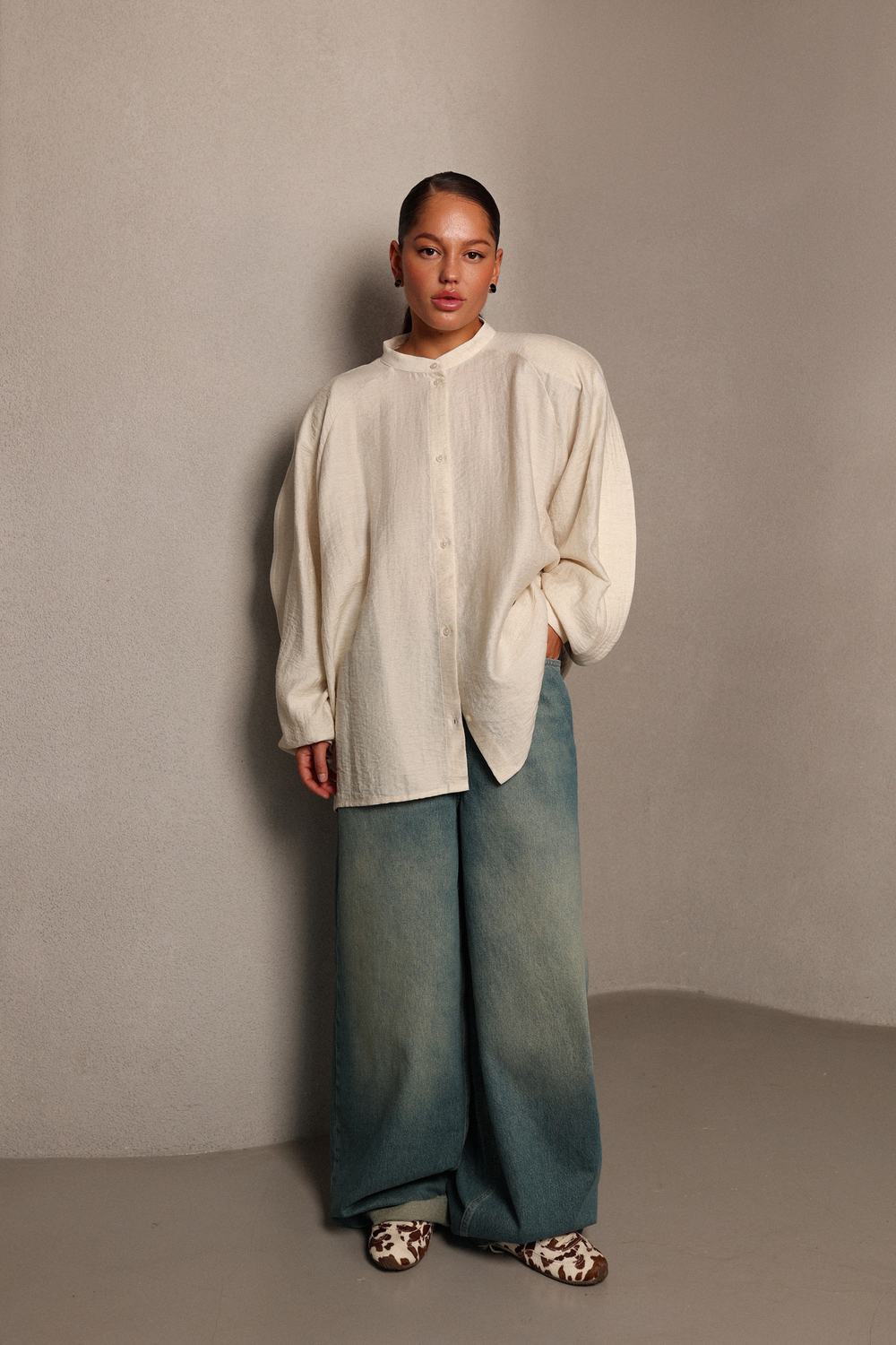 Блуза с рукавом реглан