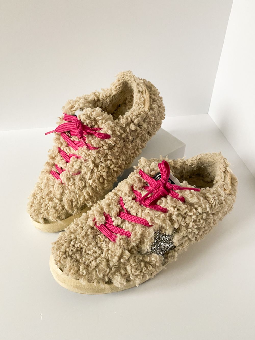 Меховые кеды Golden Goose, 35