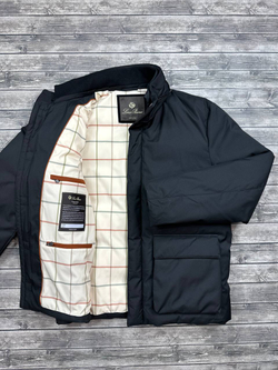 Пуховик Loro Piana черный