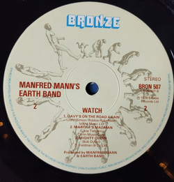 Винтажная виниловая пластинка LP Manfred Mann Earth Band Watch (UK 1978) Chicago Institute