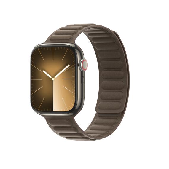 Магнитный ремешок коричневого цвета (Taupe) от Dux Ducis для смарт часов Apple Watch 38, 40, 41, 42мм, серия Strap (BL Series)