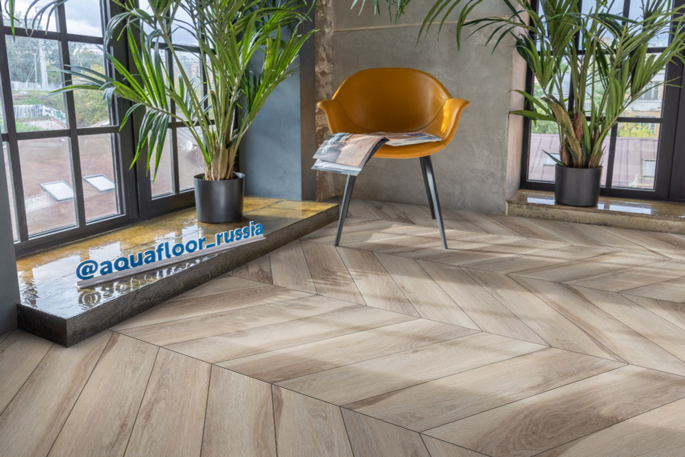 Кварц-виниловая плитка Aquafloor Parquet Chevron Glue
AF2551PGCh