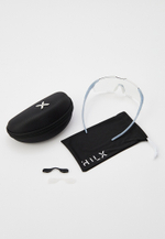Спортивные очки с диоптриями HILX Gladiator (L) / Shiny Crystal Milky Light Grey / Photochromic Lens