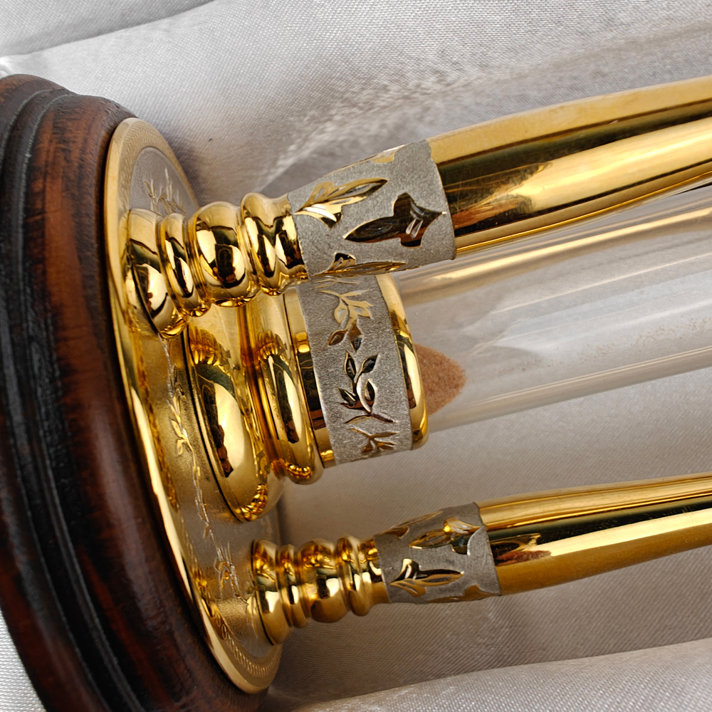 Песочные часы "Эксклюзивные" (Златоуст) 20 мин. в футляре