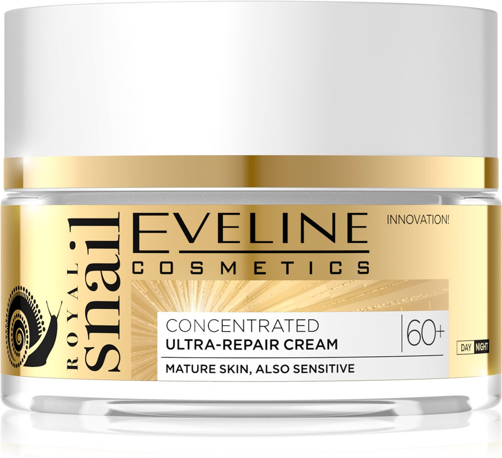 Eveline Cosmetics Royal Snail - дневной и ночной крем 60+ с омолаживающим эффектом /   50  ml  / GTIN 5901761980981