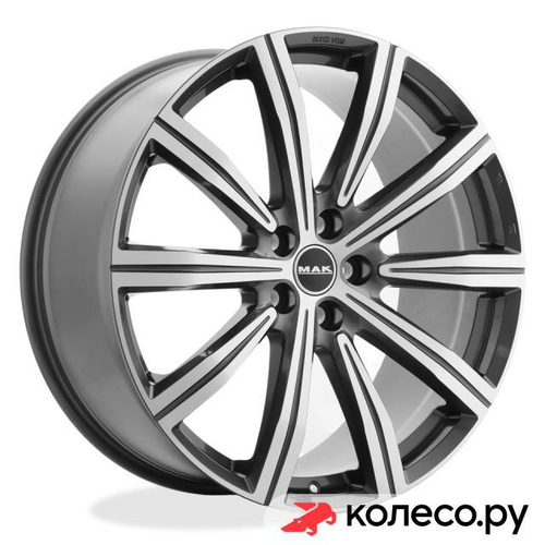 Birmingham 9x22/5*112 D66.6 ET48 Gunmetal Mirror Face