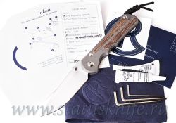 Нож Chris Reeve Large Inkosi Natural Canvas Micarta MagnaCut 1014фотография - 10