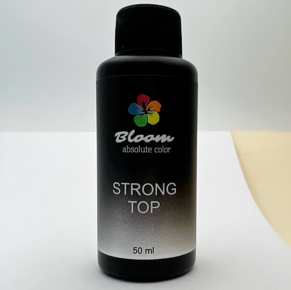 Bloom Top Strong - Топ для гель-лака без липкого слоя, 50 мл