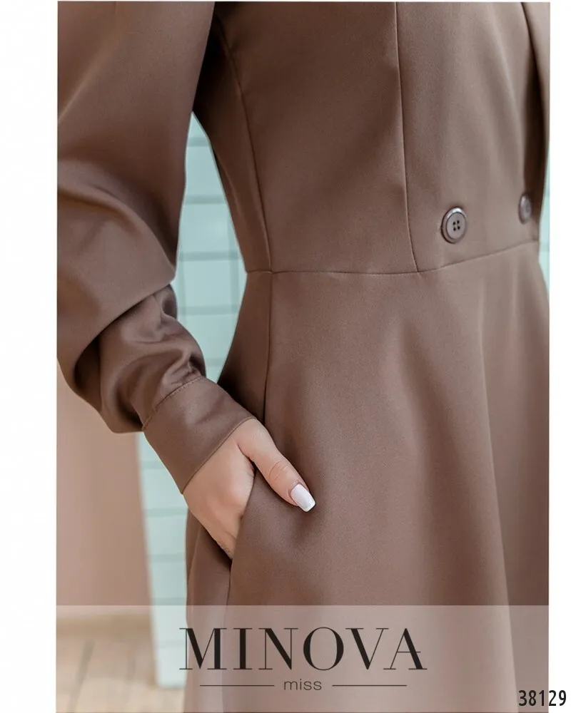 Платье 3135-мокко Minova