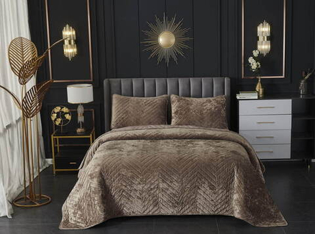 Покрывало 160x220 Sofi De MarkO Фернанд цвета капучино