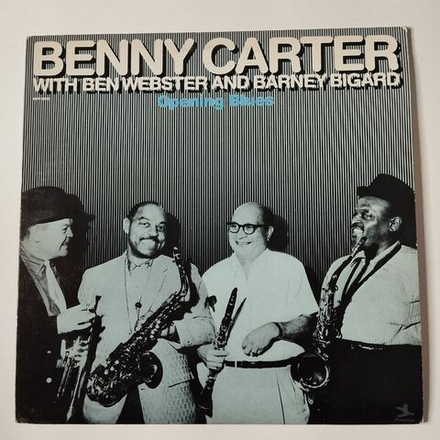 Винтажная виниловая пластинка LP Benny Carter With Ben Webster and Barney Bigard Opening Blues (USA 1981)
