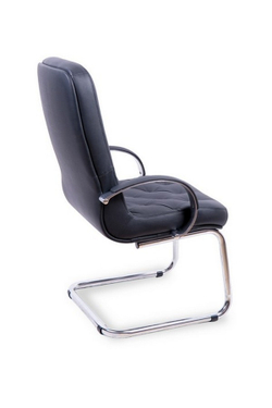 Кресло для руководителя ПРЕМЬЕР КОРОТКИЙ ХРОМ КОНФЕРЕНЦ