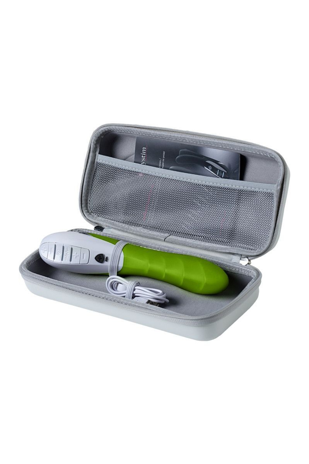 Вибратор Mystim цвета лайма Sassy Simon - 27 см. (Цвет: лаймовый)