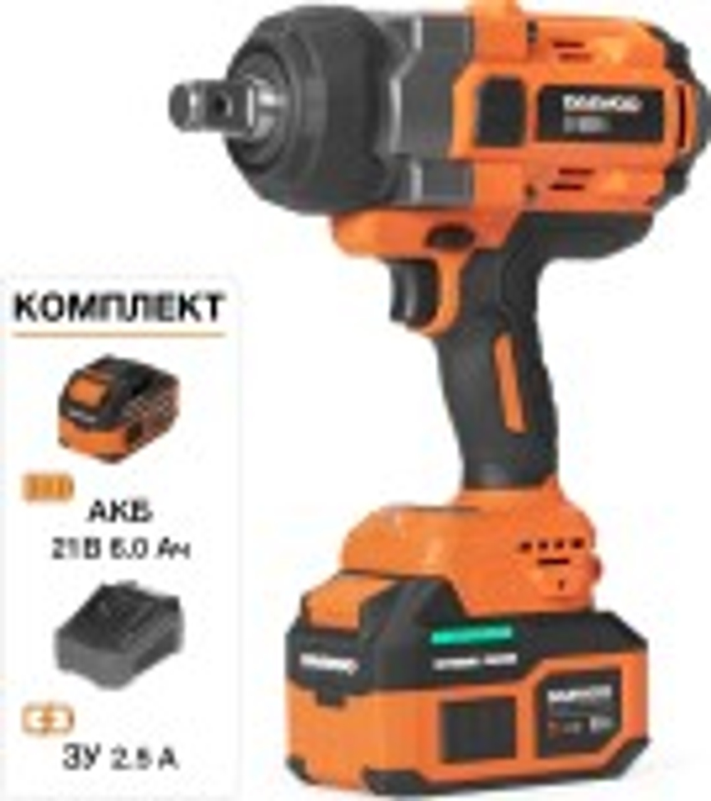 Гайковерт аккумуляторный DAEWOO DAX 8021Li SET ударный