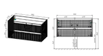 Тумба с раковиной Vincea Welle 100 VMC-2WL100MBG/VCB-13100G бежевая матовая/раковина серая
