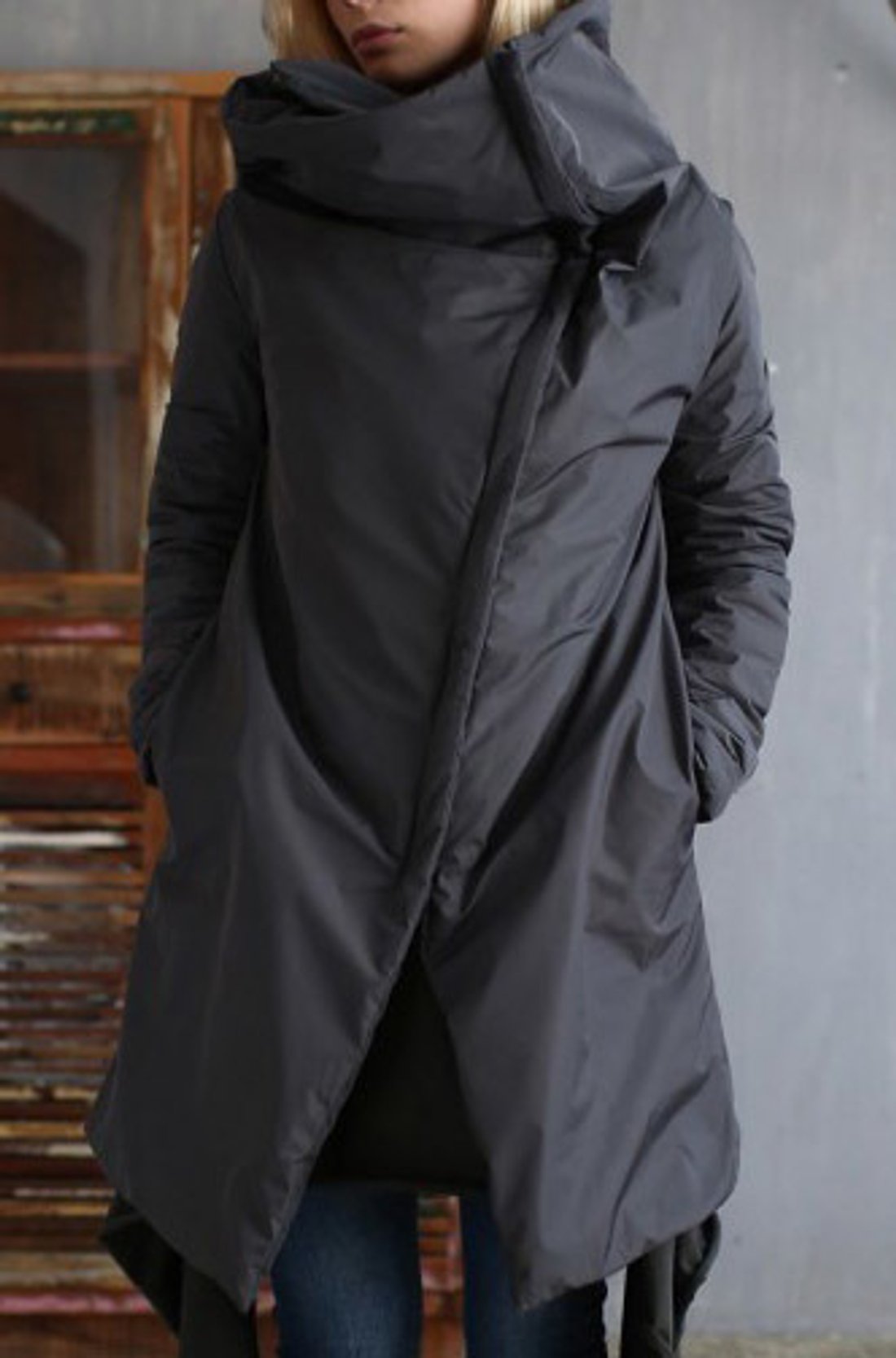 Пуховик «Wrap Anthracite»