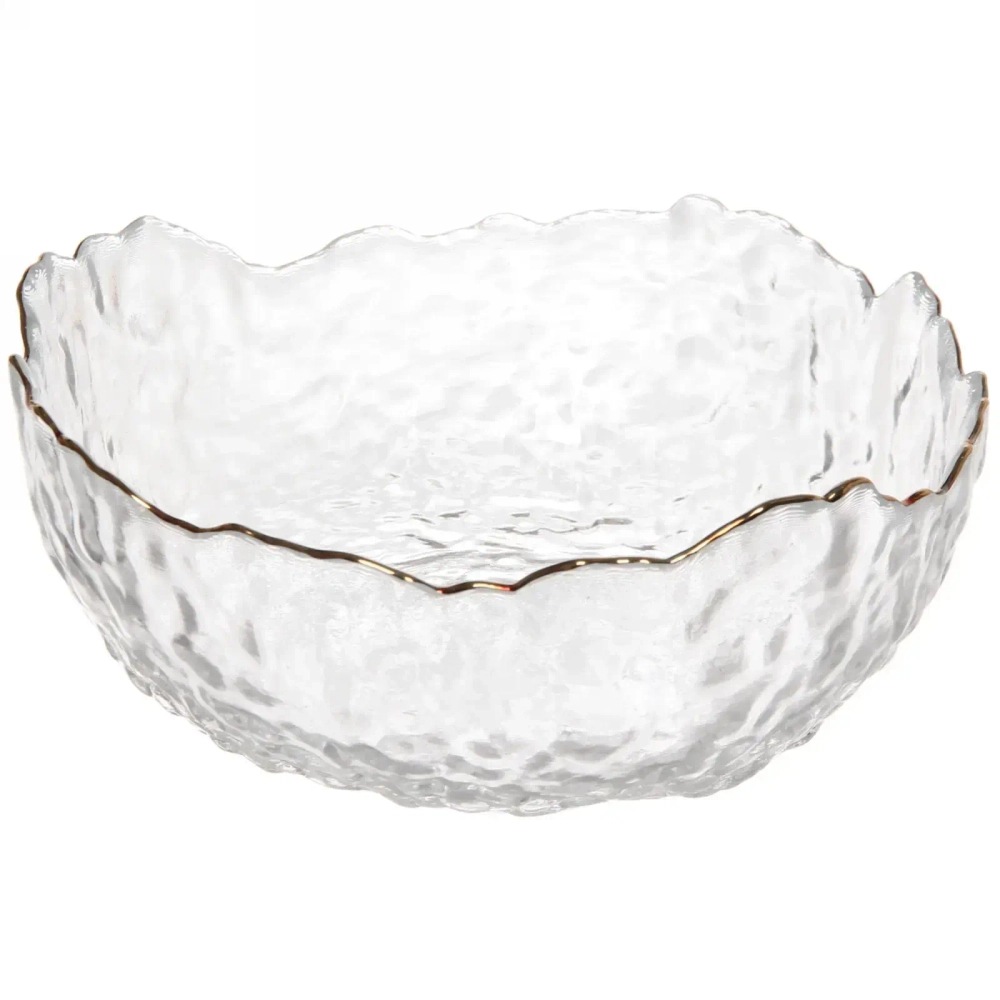 Салатник стеклянный «ICE CRYSTAL» 20см прозрачный