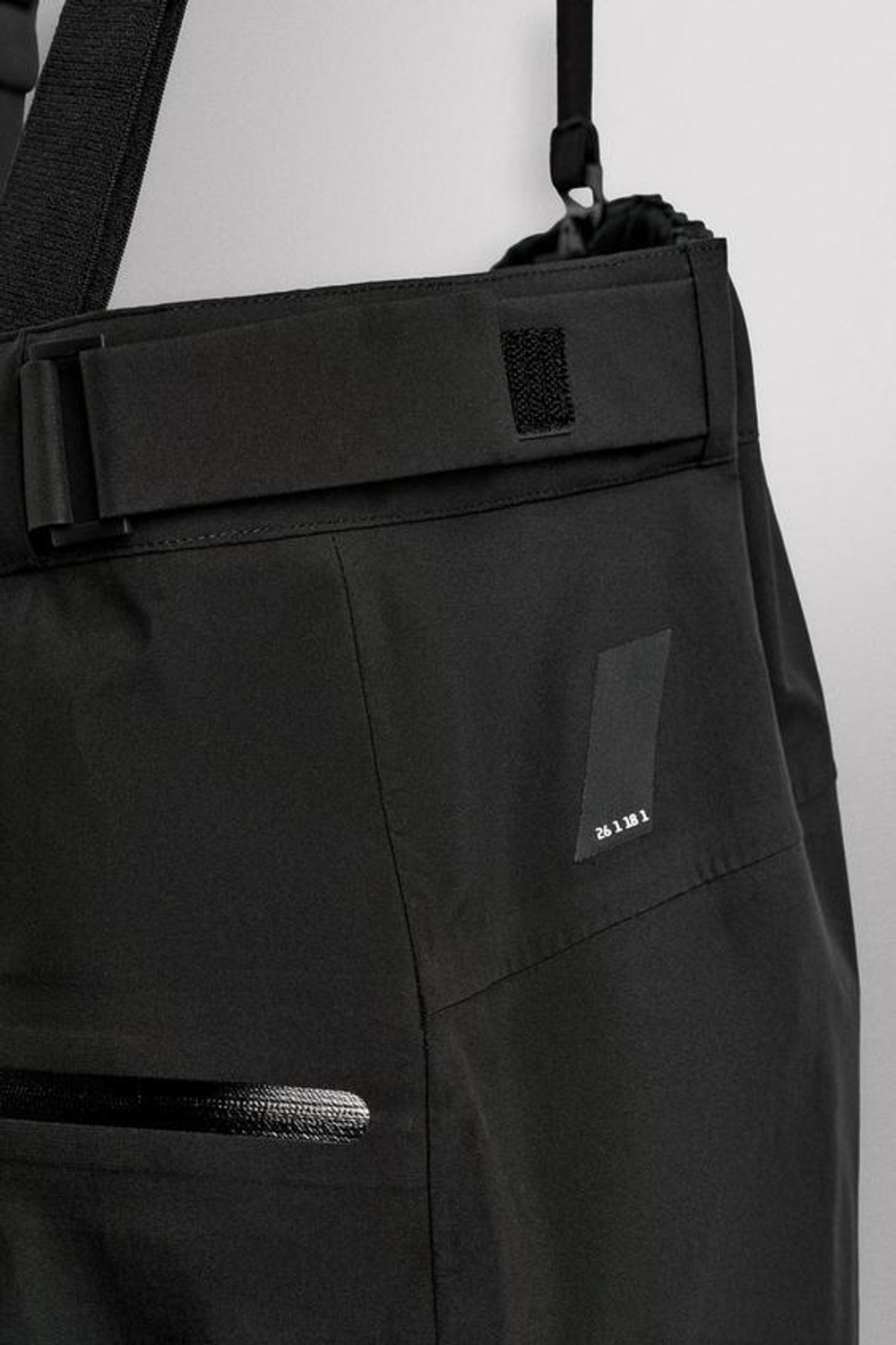 ZARA УТЕПЛЕННЫЕ ВОДОНЕПРОНИЦАЕМЫЕ ЛЫЖНЫЕ БРЮКИ RECCO®, ЧЕРНЫЙ