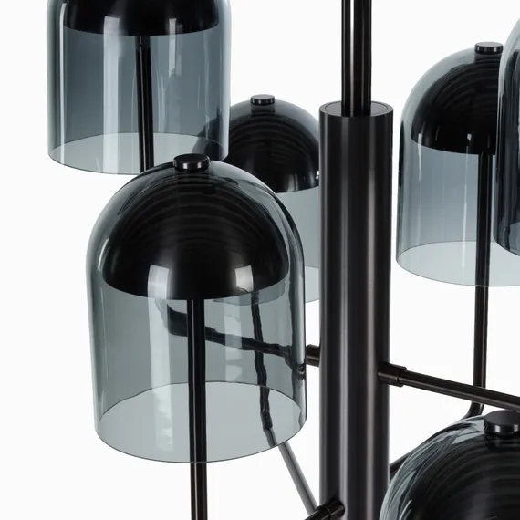 Подвесной светильник Aegis Ø98 см, дымчатый, бронзовый