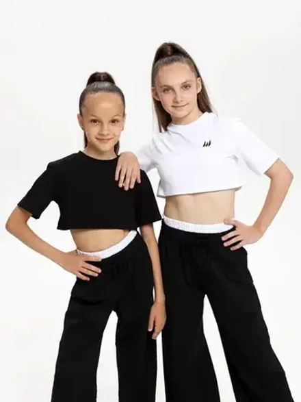 Футболка укороченная для девочки