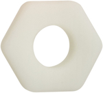 Белое люминесцентное эрекционное кольцо Glow-In-The-Dark Liquid Silicone Prolong Sexagon Ring (Цвет: белый)