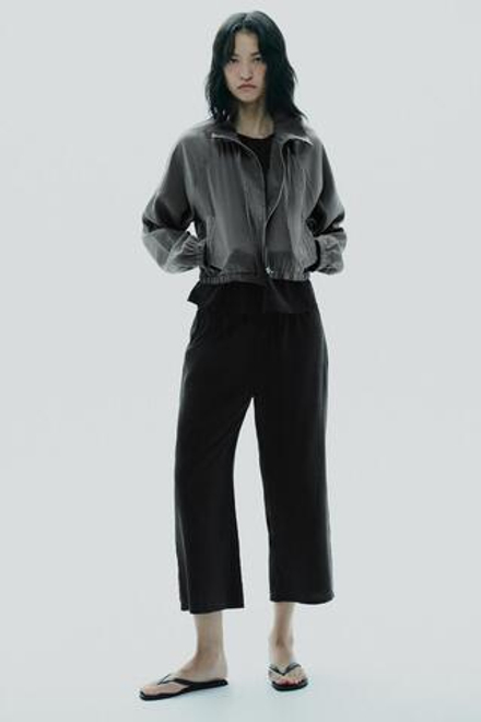 ZARA КУРТКА, СИНИЙ С МЕЛАНЖЕВЫМ ЭФФЕКТОМ