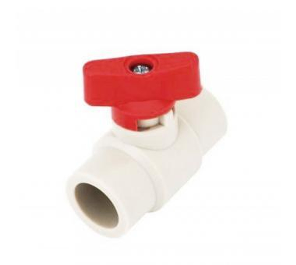 Кран-мини шаровой KALDE 20 / красный