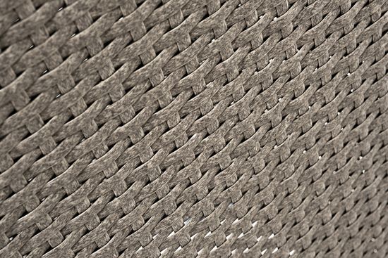 "Капучино" кашпо для цветов плетеное из искусственного ротанга, цвет бежевый