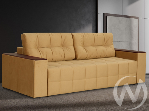 Диван прямой Элегант БД (2022) ДЕКОР ТИК/GROUND 13 (темно-бежевый)