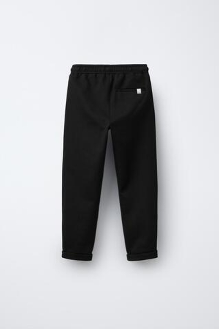 ZARA БРЮКИ С КАРМАНАМИ, ЧЕРНЫЙ