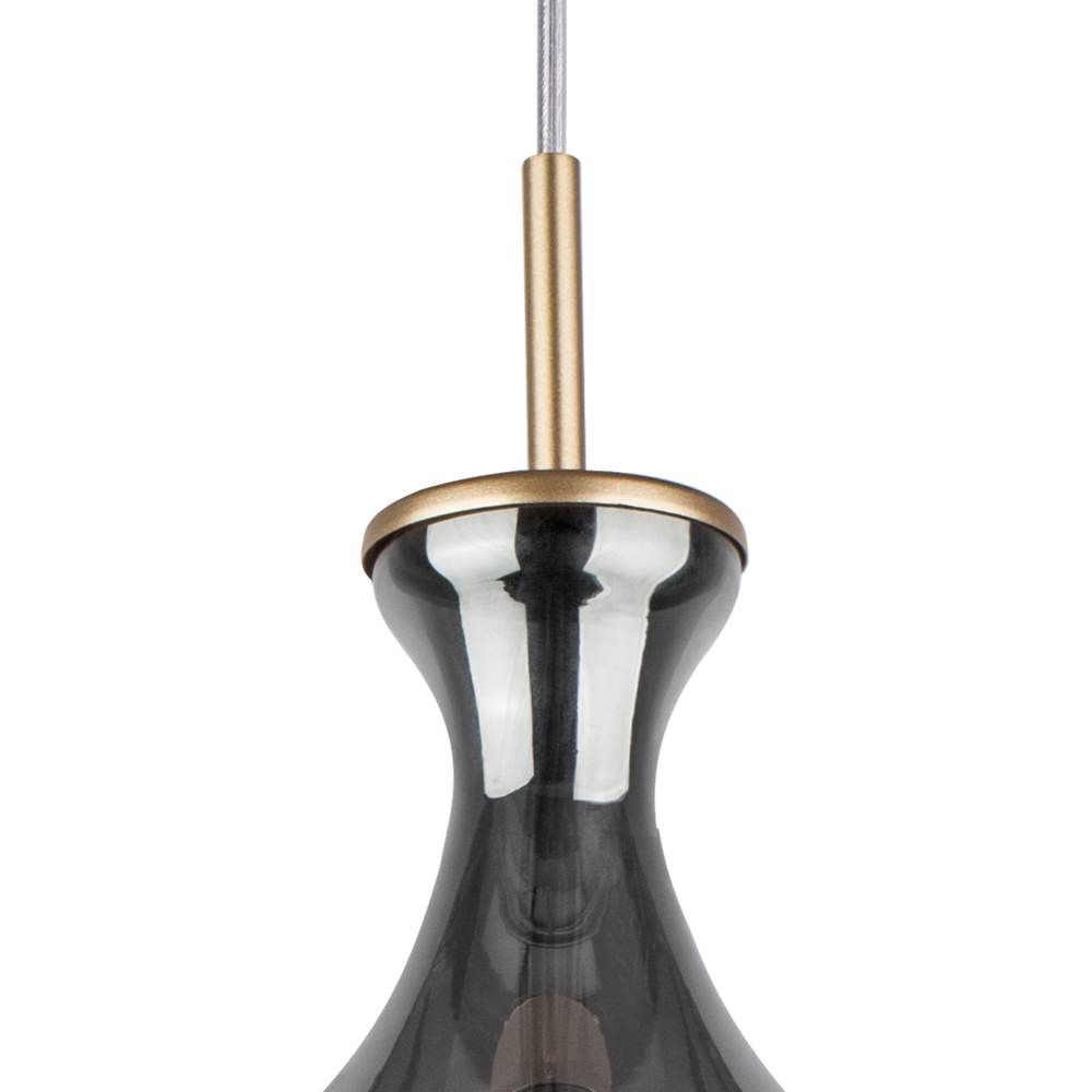 808038 Подвес FORMA 1х10W (led) E14 ШАМПАНЬ/ДЫМЧАТЫЙ