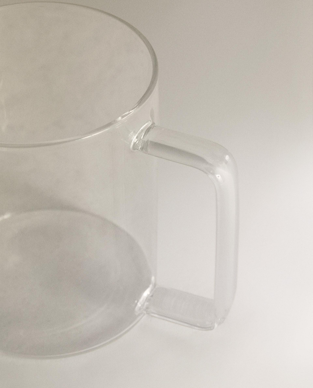 Zara Home чашка из боросиликатного стекла, цвет прозрачный, 12 см