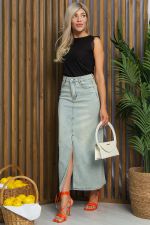 Юбка Лондон (голубо-зеленая) Ю13417-4М LT Collection