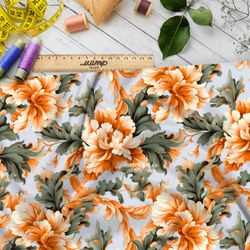 Ткань Барби экзотический цветок