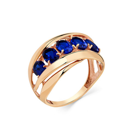 Кольцо из золота 585 пробы с Сапфиром