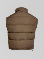 Жилетка объемная сзади удлиненная с карманами