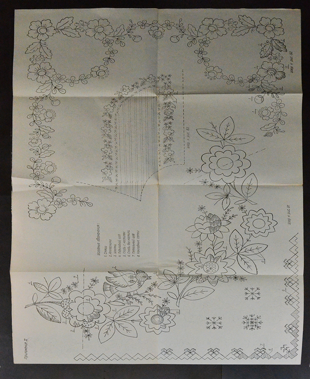 Вышивка. Приложения. Москва. Издательство научно-технической литературы РСФСР, 1960г.