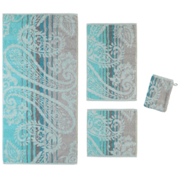 Полотенце 50x100 Cawo Noblesse 1067 Paisley бирюзовое