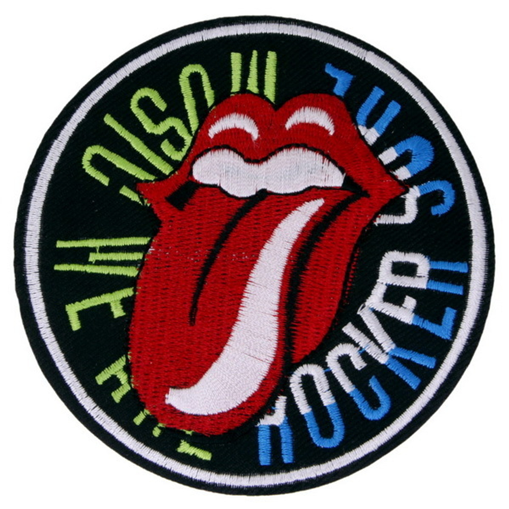 Нашивка Rolling Stones (круглая)