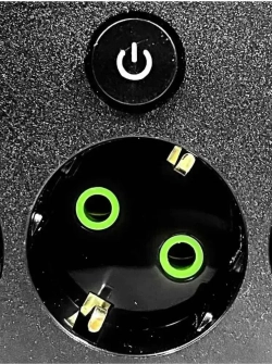 Cетевой фильтр тройник разветвитель с подсветкой 2 розетки с USB и Type-C