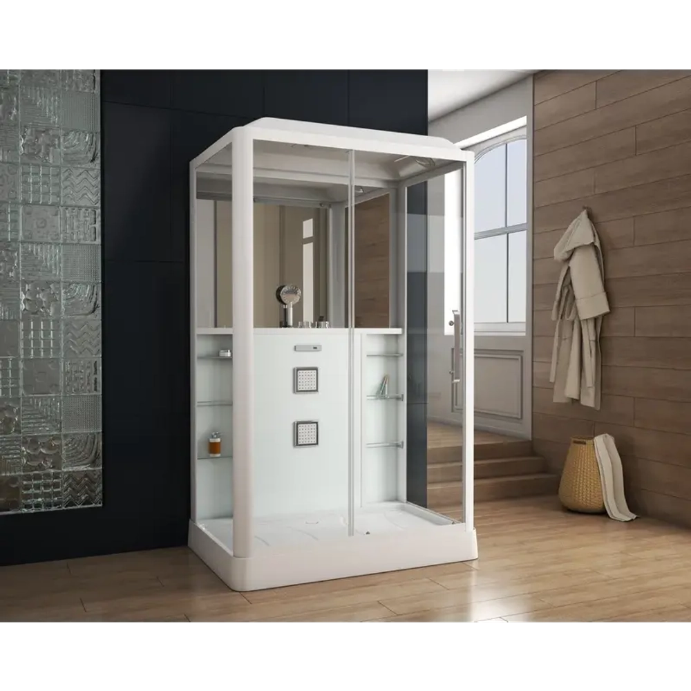 Душевая кабина Grossman Alba GR128L (90x135x225) дверь разджвижная,3 места
