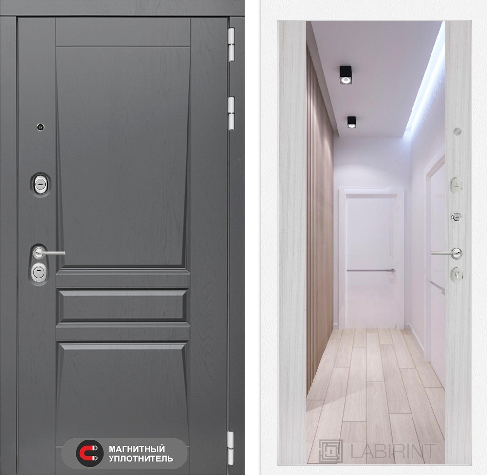 Платинум зеркало МАХ сандал белый