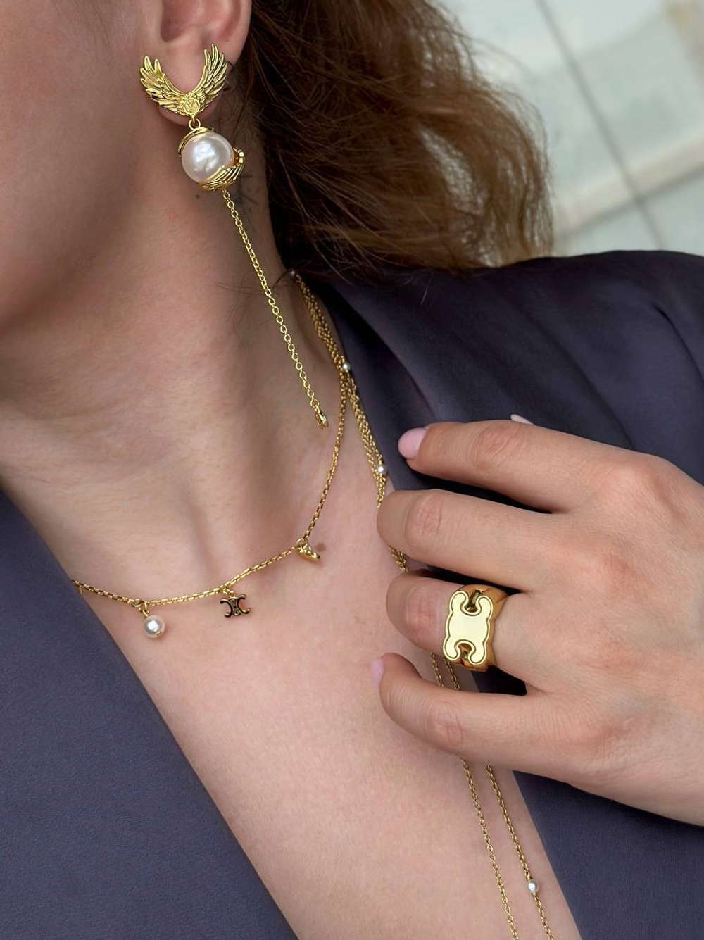 Серьги Louis Vuitton