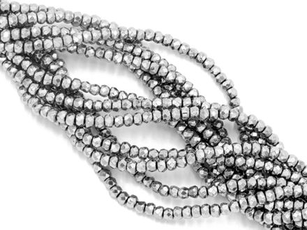 Нить бусин из гематита 3мм, огранка