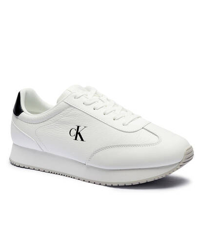 Кожаные кроссовки RUNNER Calvin Klein Jeans - белый(YM0YM01187)